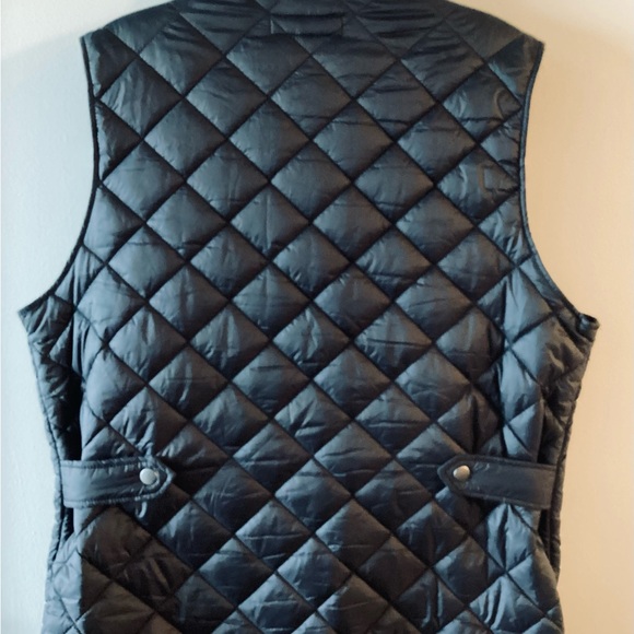 SAKS Fifth Ave Quilted Black Vest Women’s Outerwear - Picture 5 of 7